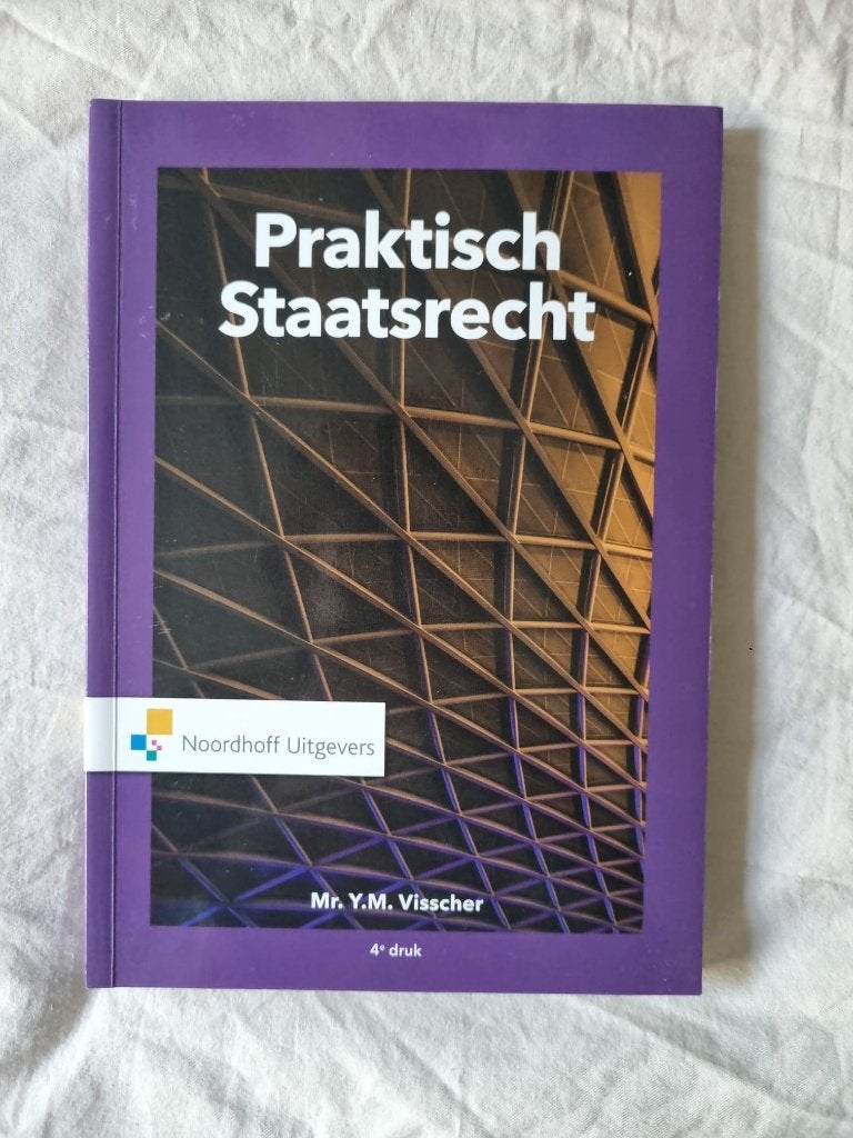 Praktisch Staatsrecht - 4e druk - Rechten, Boeken, Studieboeken en Cursussen, Nieuw, HBO, Alpha, Ophalen of Verzenden
