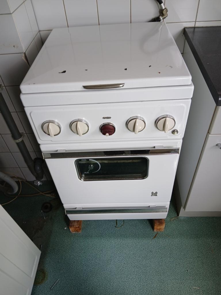 Etna Vintage keramisch gasfornuis, Ophalen, Gebruikt, 4 kookzones, Gas
