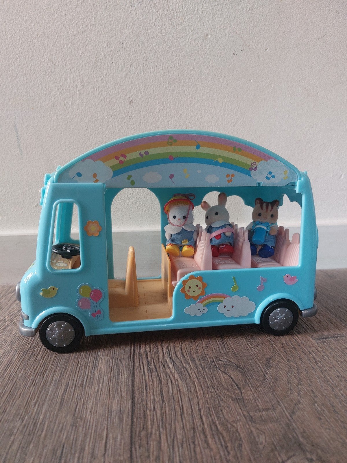 Sylvanian families regenboog babybus, Ophalen of Verzenden, Gebruikt