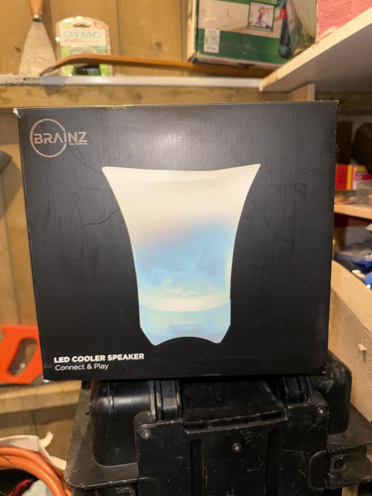 BRAINZ LED Cooler Speaker S50 - Bluetooth Audio & Licht, Overige merken, Overige typen, Nieuw, Ophalen of Verzenden