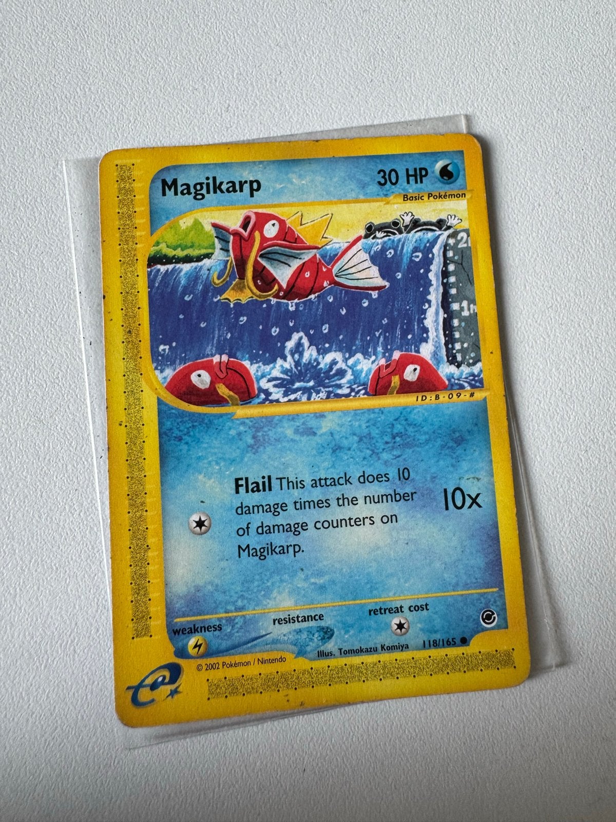 Magikarp Pokémon Kaart 118/165 Aquapolis, Hobby en Vrije tijd, Verzamelkaartspellen | Pokémon, Ophalen of Verzenden, Gebruikt