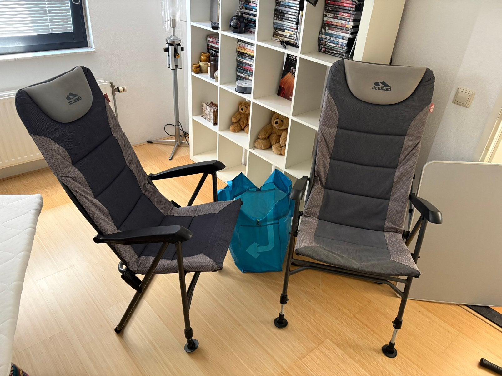 De Waard campingstoelen en tafeltje, Caravans en Kamperen, Ophalen, Gebruikt, Campingstoel