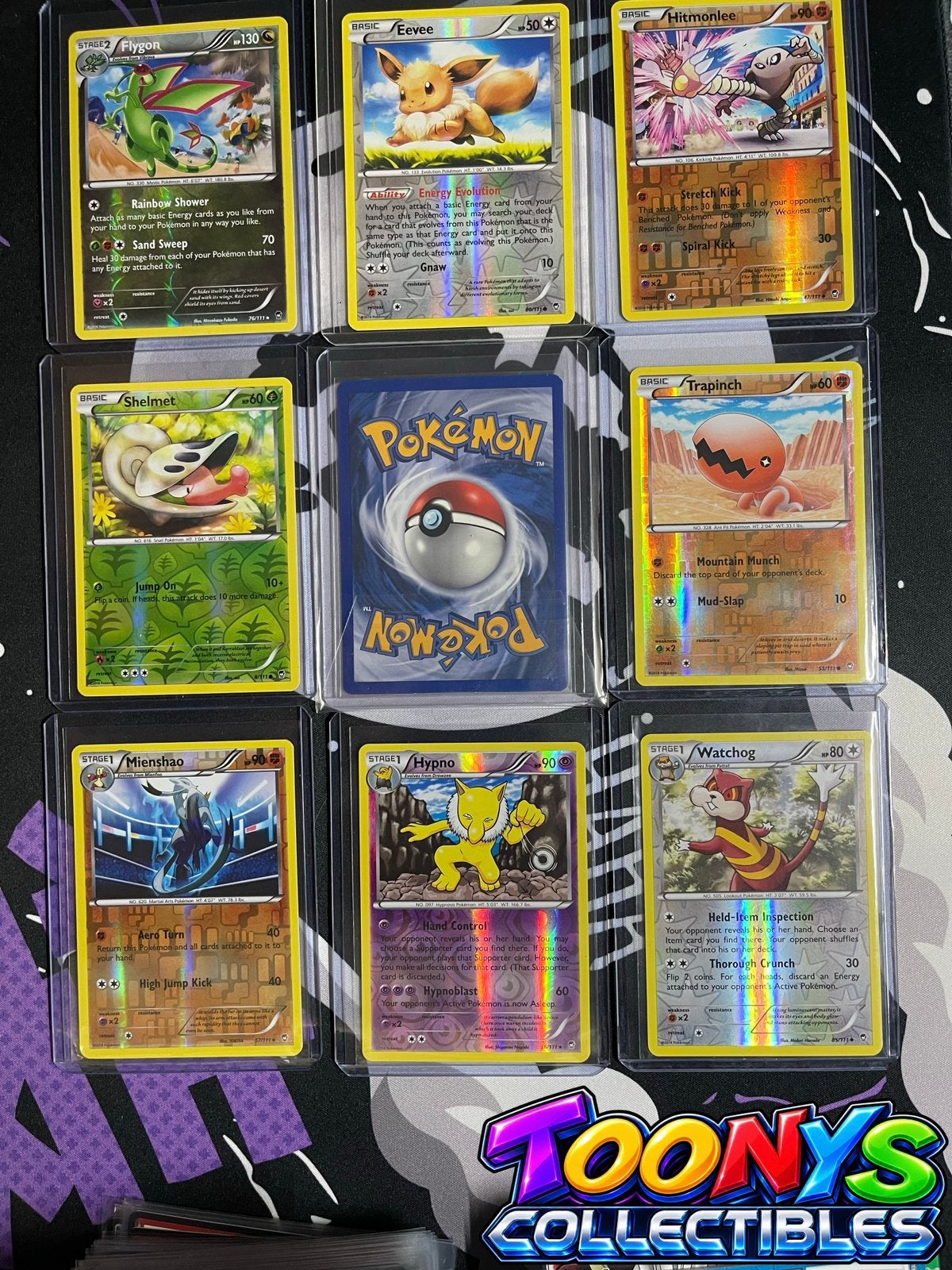 Pokemon TCG - Furious Fists - Set van 16 Reverses - Error, Ophalen of Verzenden, Zo goed als nieuw, Meerdere kaarten
