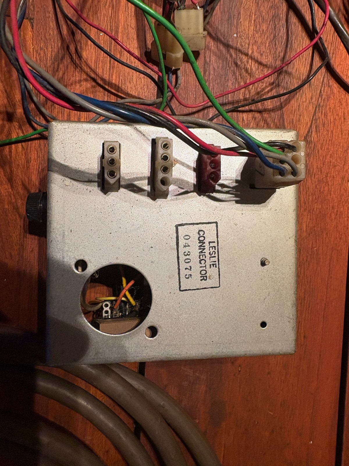Leslie Connector met Chorale/Tremolo en Main/Ensemble/Echo, Muziek en Instrumenten, Ophalen of Verzenden, Gebruikt, Apparatuur
