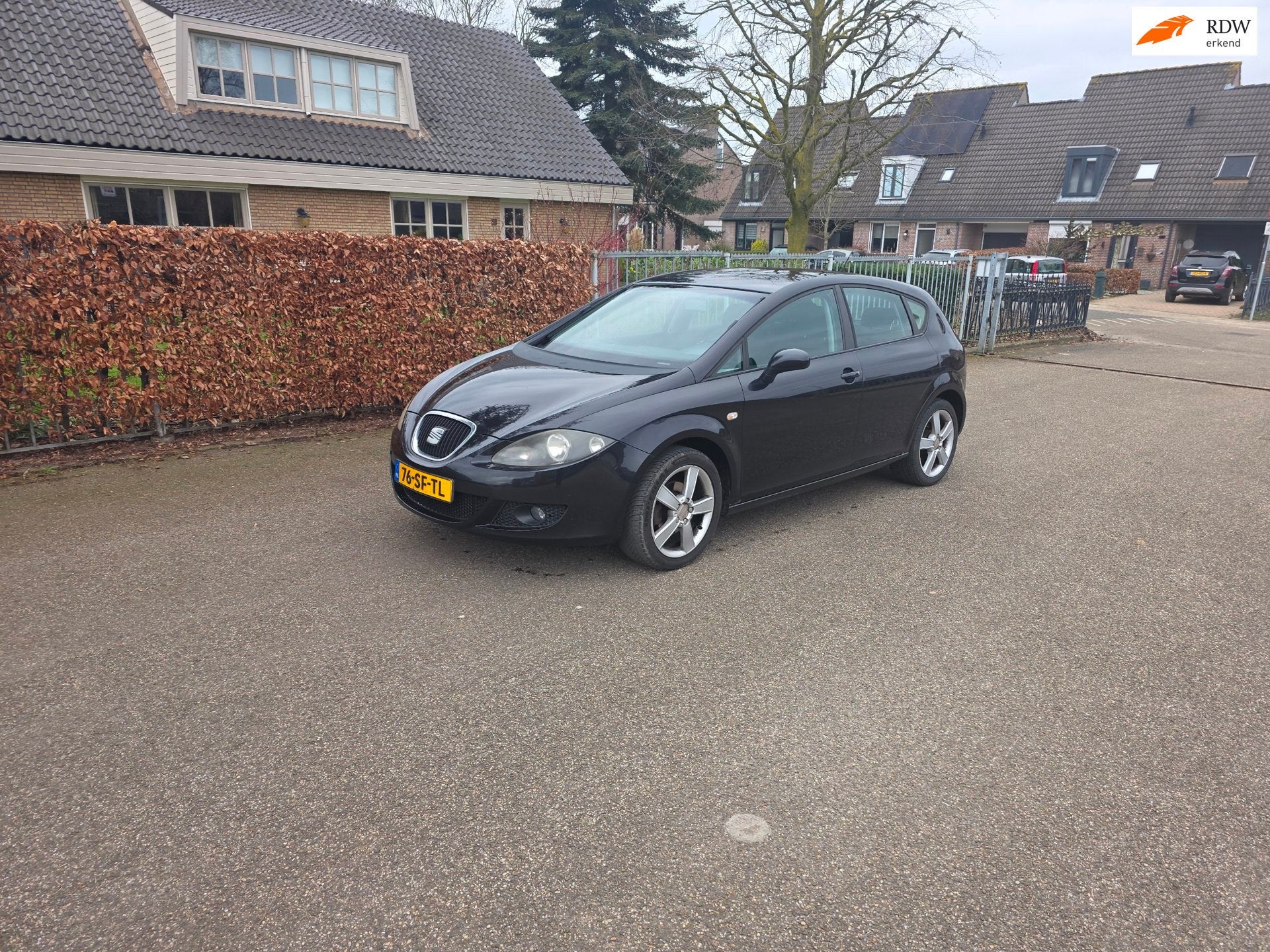 Seat Leon 1.6 Stylance, Auto's, Gebruikt, 4 cilinders, Leon, Zwart