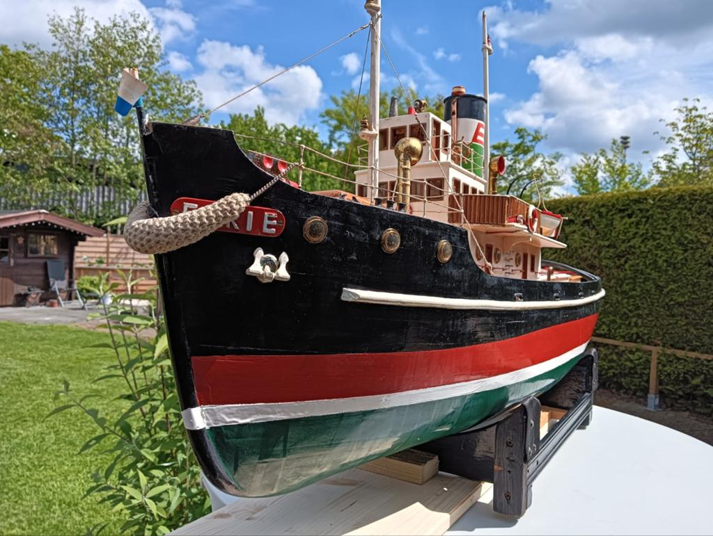 Stoomsleper sleepboot boot, Hobby en Vrije tijd, Modelbouw | Boten en Schepen, Ophalen