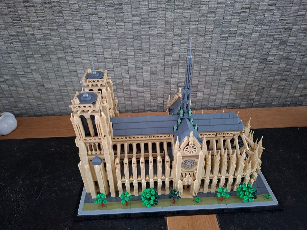 LEGO Architecture Notre-Dame de Paris (21061) compleet, Ophalen, Zo goed als nieuw, 1:50 of kleiner, Diorama