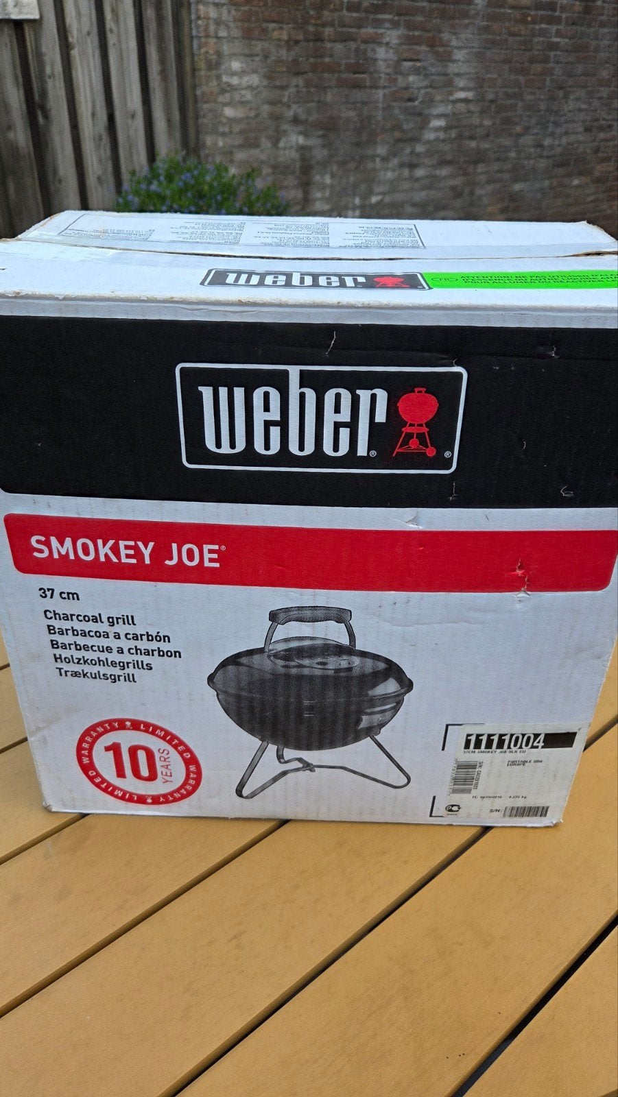 Weber Smokey Joe barbecue, Ophalen, Zo goed als nieuw, Weber