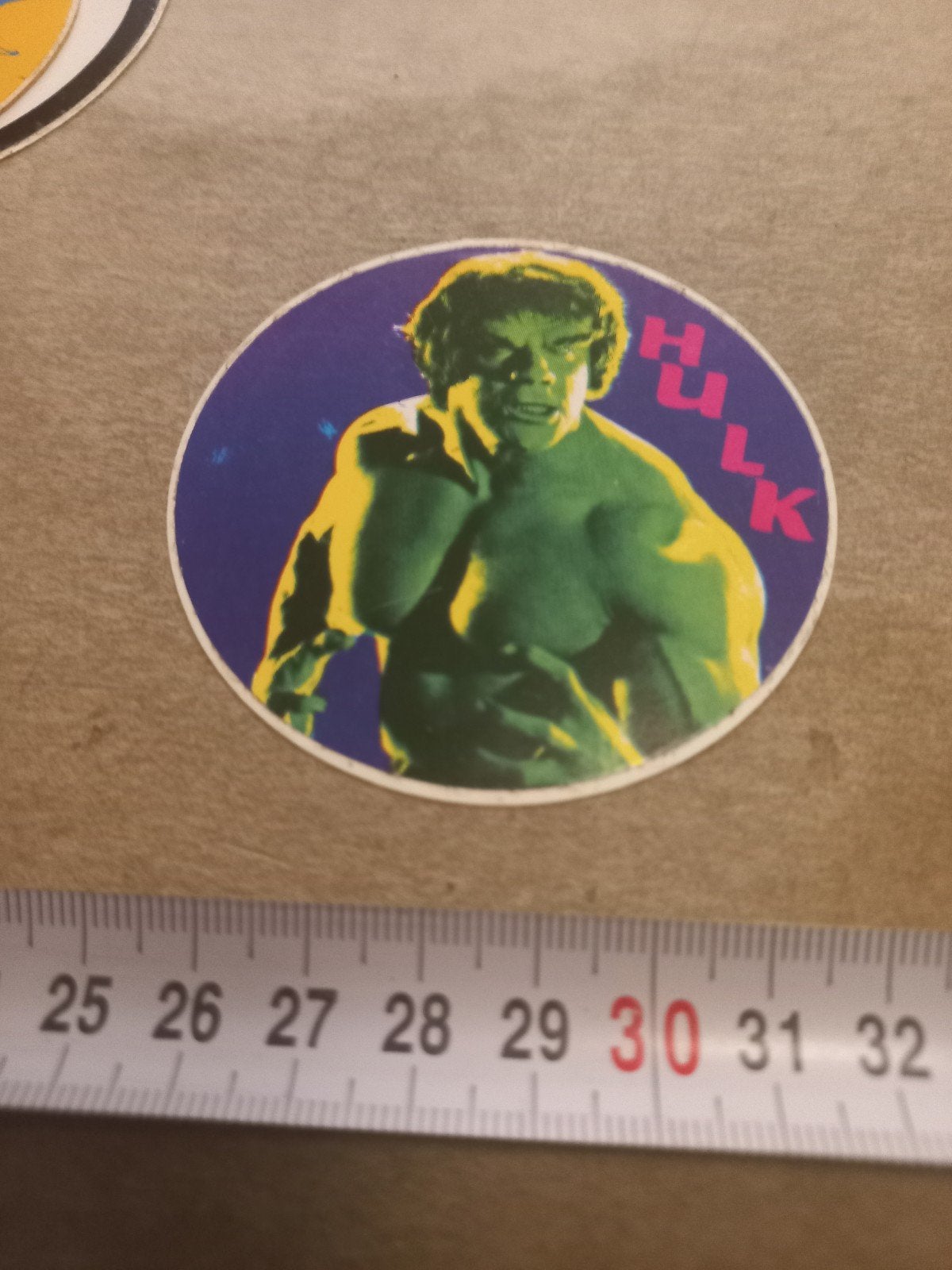 Vintage Hulk Sticker - Marvel Comics, Ophalen of Verzenden, Gebruikt, Strip of Tekenfilm