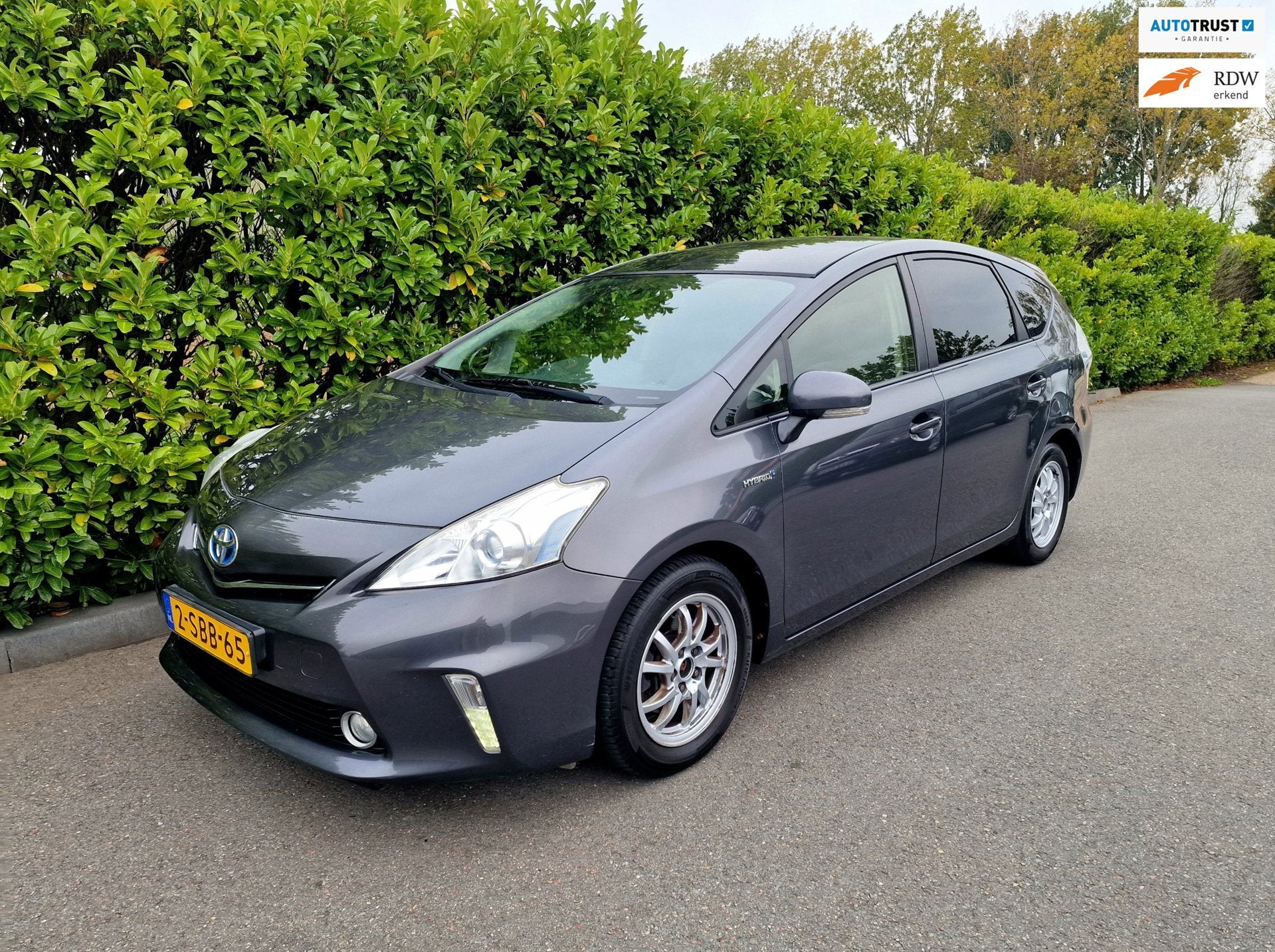 Toyota Prius Wagon 1.8 Automaat 7 Pers Airco Navi, Auto's, Euro 5, Stof, Gebruikt, 7 stoelen