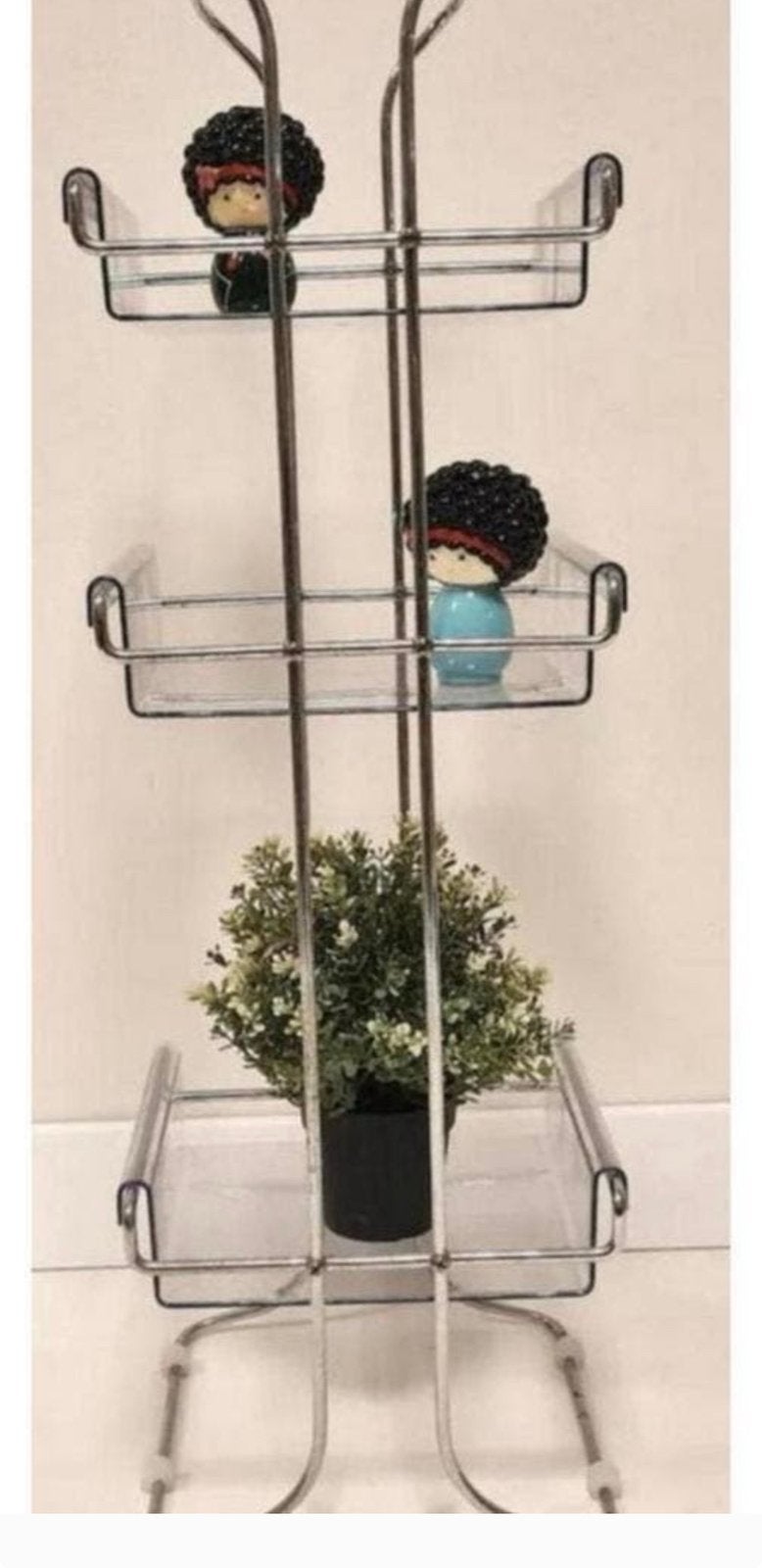 Vintage (badkamer) rek met plexiglas lades, Ophalen, Overige typen, 50 tot 100 cm, Zo goed als nieuw