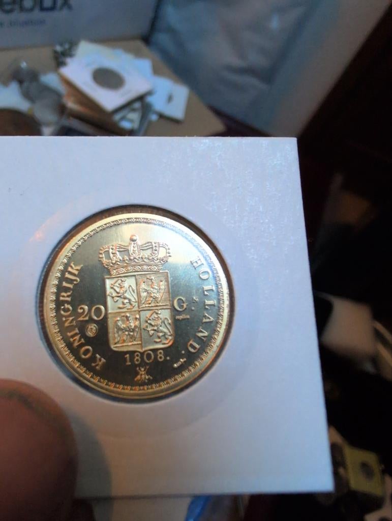20 Gulden 1808 Koninkrijk Holland Lodewijk Napoleon, Ophalen of Verzenden