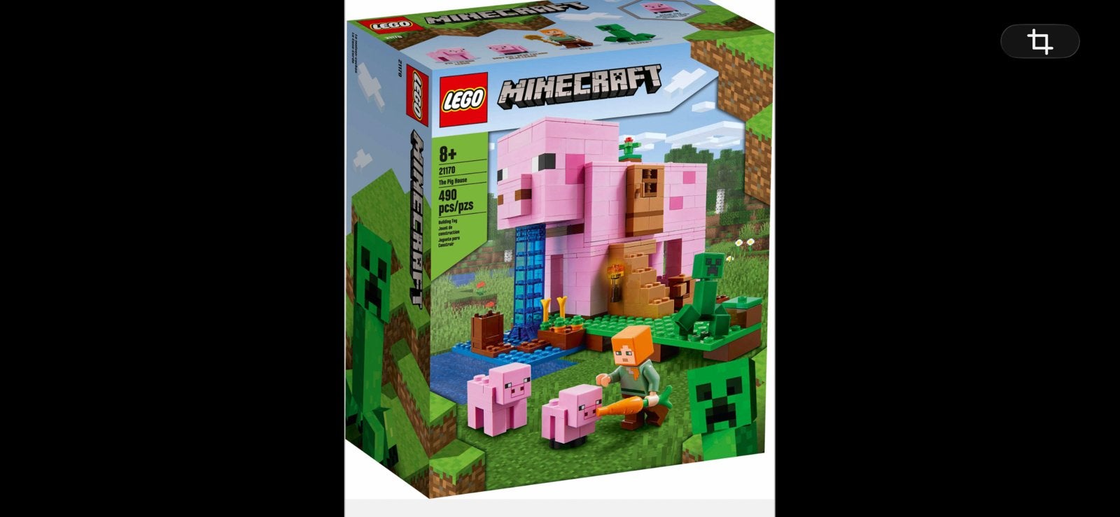 Lego Minecraft 21170 Het varkenshuis, Minecraft, Lego, Ophalen of Verzenden, Zo goed als nieuw