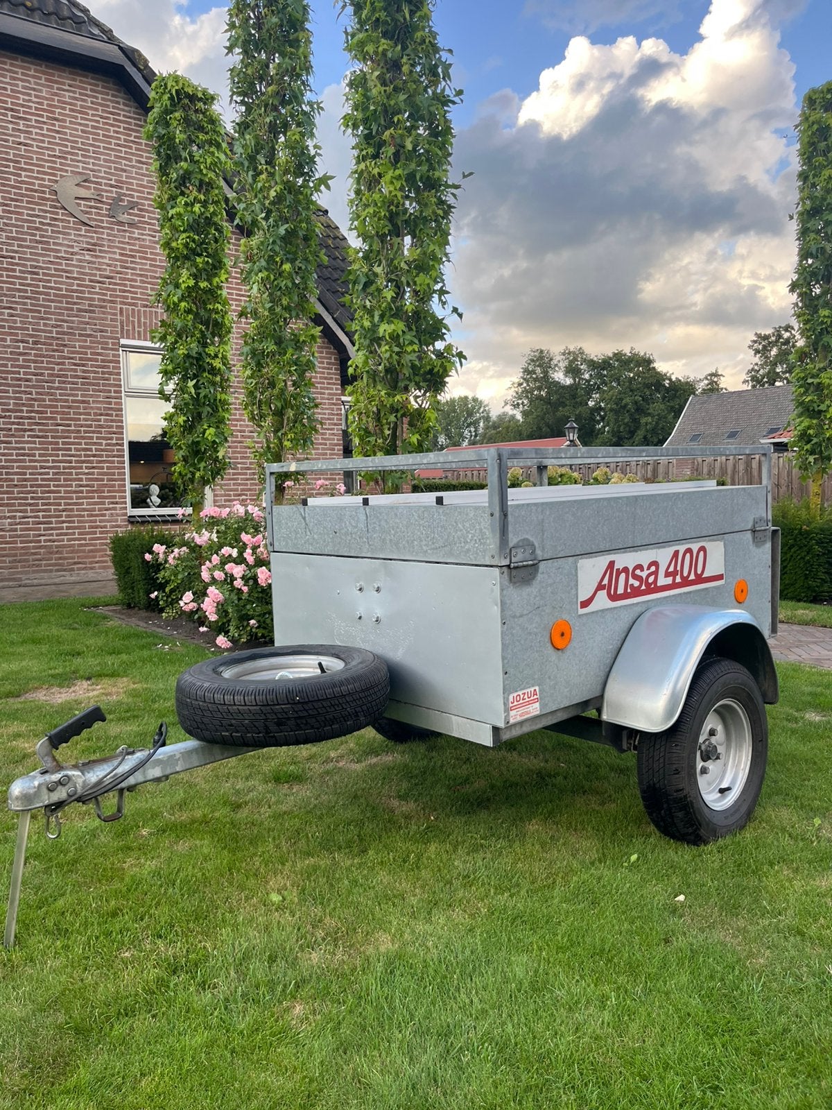 Aanhanger / bagagewagen / viskar Ansa 400, Auto diversen, Aanhangers en Bagagewagens, Ophalen, Zo goed als nieuw