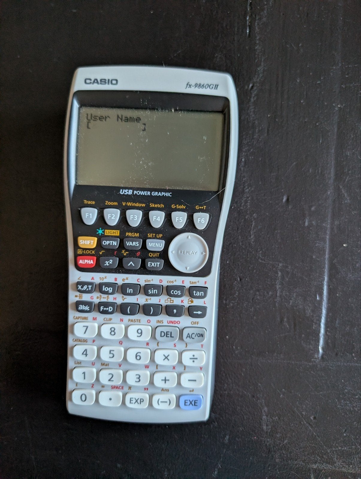 Casio rekenmachine FX-9860GII, Ophalen of Verzenden, Grafische rekenmachine, Gebruikt