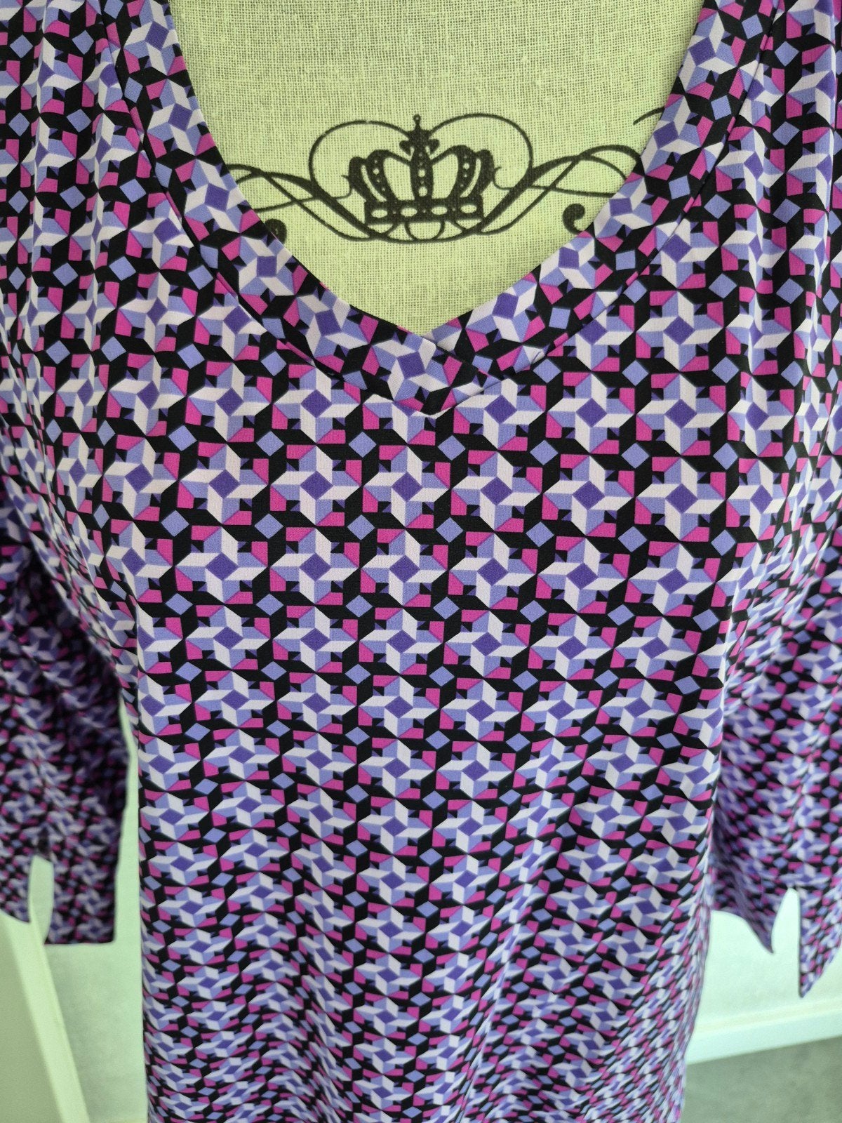 Kleurrijk Mi Piace shirt XXL - paarstinten, Kleding | Dames, T-shirts, Mi Piace, Meerkleurig, Maat 46/48 (XL) of groter, Ophalen of Verzenden