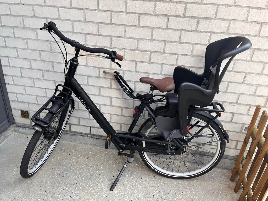 Gazelle Bloom C7 Moederfiets met kinderzitje, Fietsen en Brommers, Elektrische fietsen, Zo goed als nieuw, Gazelle, Ophalen
