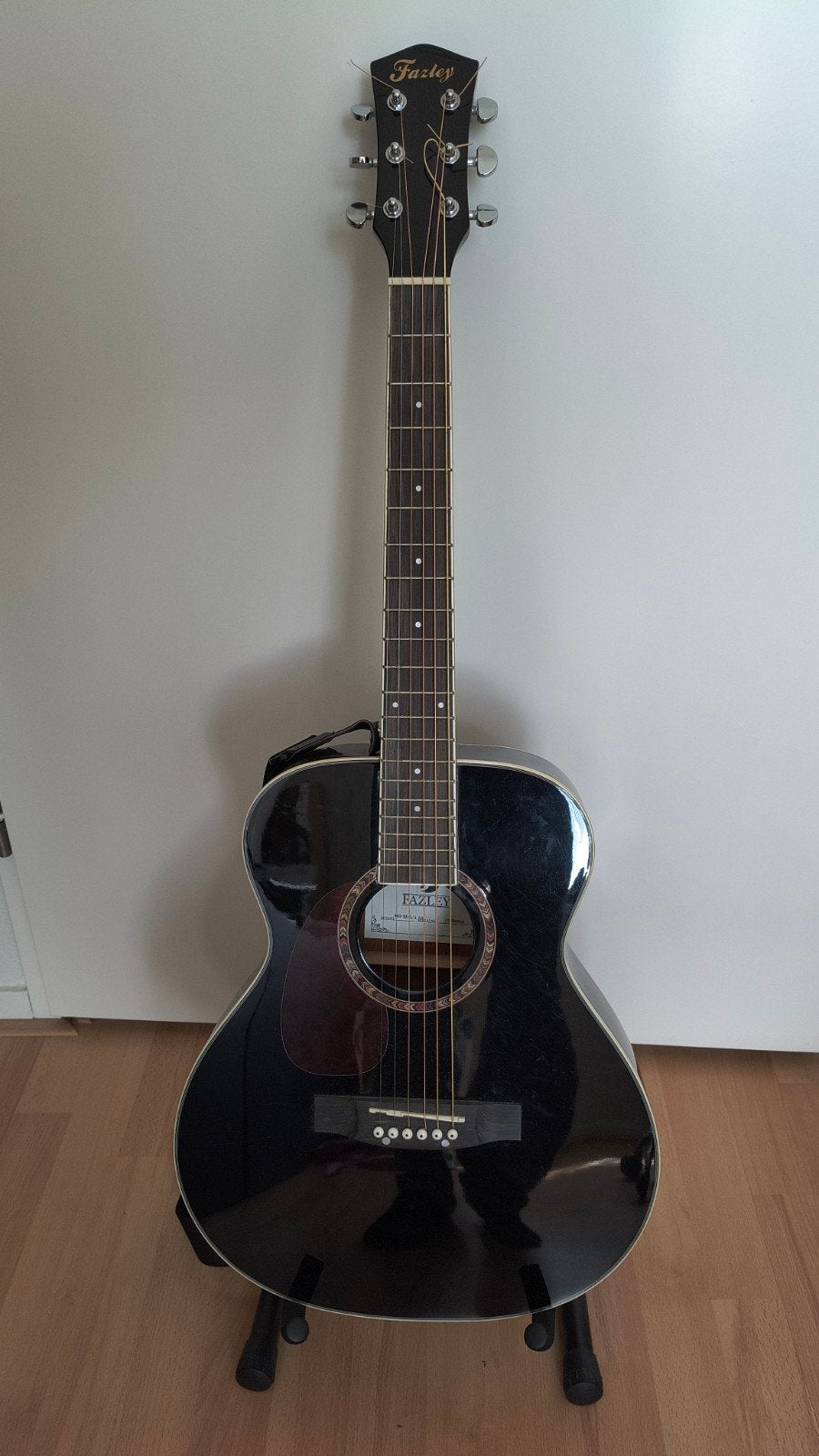 Linkshandige Fazley W65-BK-3/4 Westerngitaar, Ophalen, Gebruikt, Western- of Steelstringgitaar
