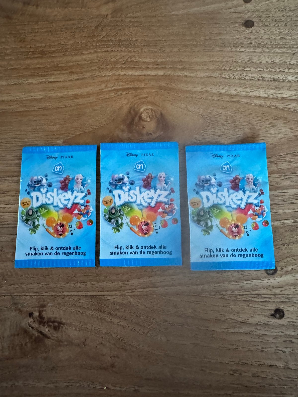 3x Disney Pixar Diskeyz - Albert Heijn spaaractie, Albert Heijn, Ophalen of Verzenden