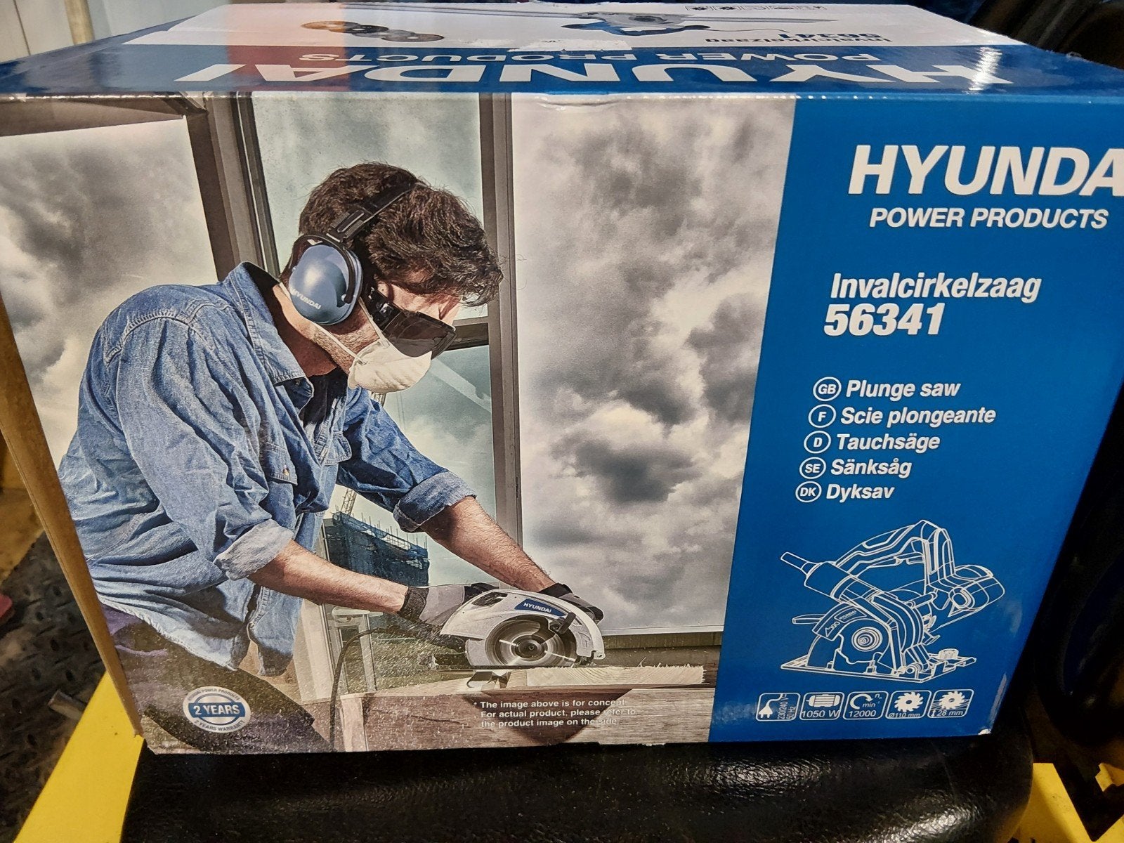 hyundai invalzaag 56341, Ophalen, Invalzaag, Nieuw, 600 tot 1200 watt