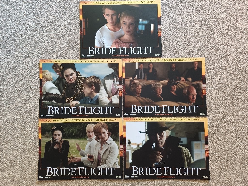 BRIDE   FLIGHT     lobbycard set., Verzenden, Nieuw, A1 t/m A3, Film en Tv
