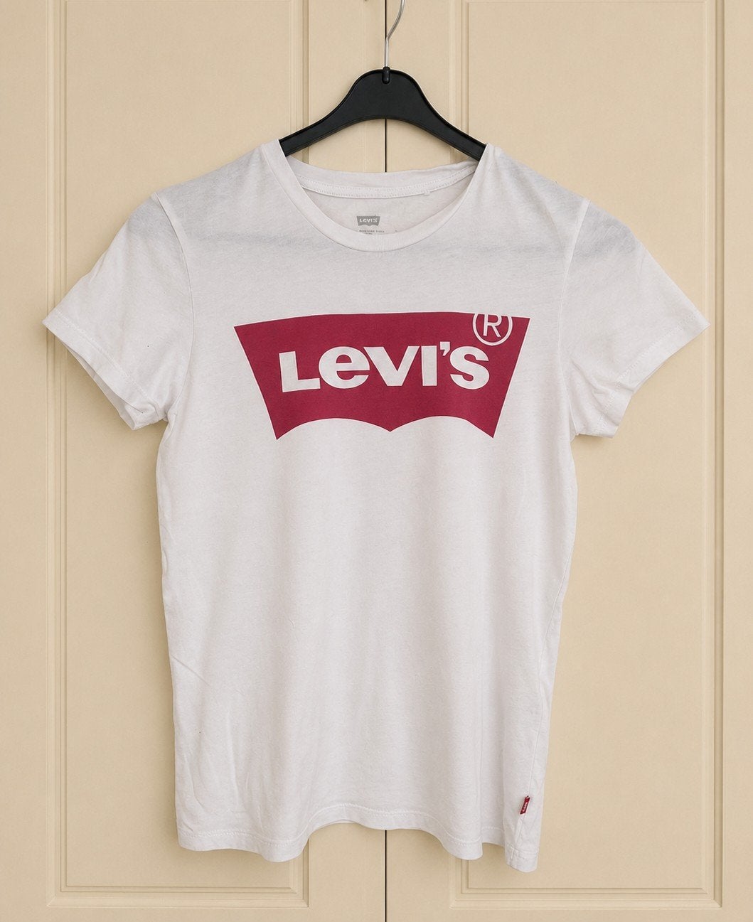 Levi's T-shirt Maat S - Zeer Goede Staat, Levi's, Wit, Ophalen of Verzenden, Zo goed als nieuw