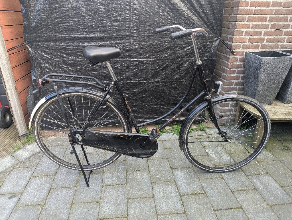 Oma fiets, Fietsen en Brommers, 50 tot 53 cm, Ophalen, Gebruikt, Terugtraprem