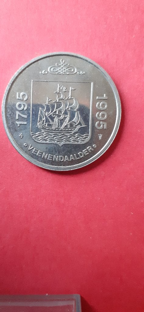 Penning "DE VEENENDAALDER". 1795-1995, Postzegels en Munten, Penningen en Medailles, Verzenden, Overige materialen, Nederland