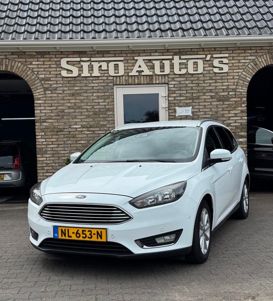 Ford Focus Wagon 1.0 Titanium Bj 2016 Nette auto, Auto's, Ford, Bedrijf, Te koop, Focus, ABS, Airbags, Airconditioning, Automatische klimaatregeling