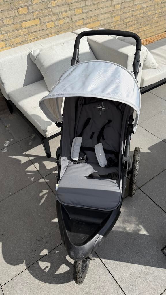 Mooie Hauck hardloopbuggy / hardloopkinderwagen, Ophalen, Zo goed als nieuw, Overige merken, Verstelbare rugleuning