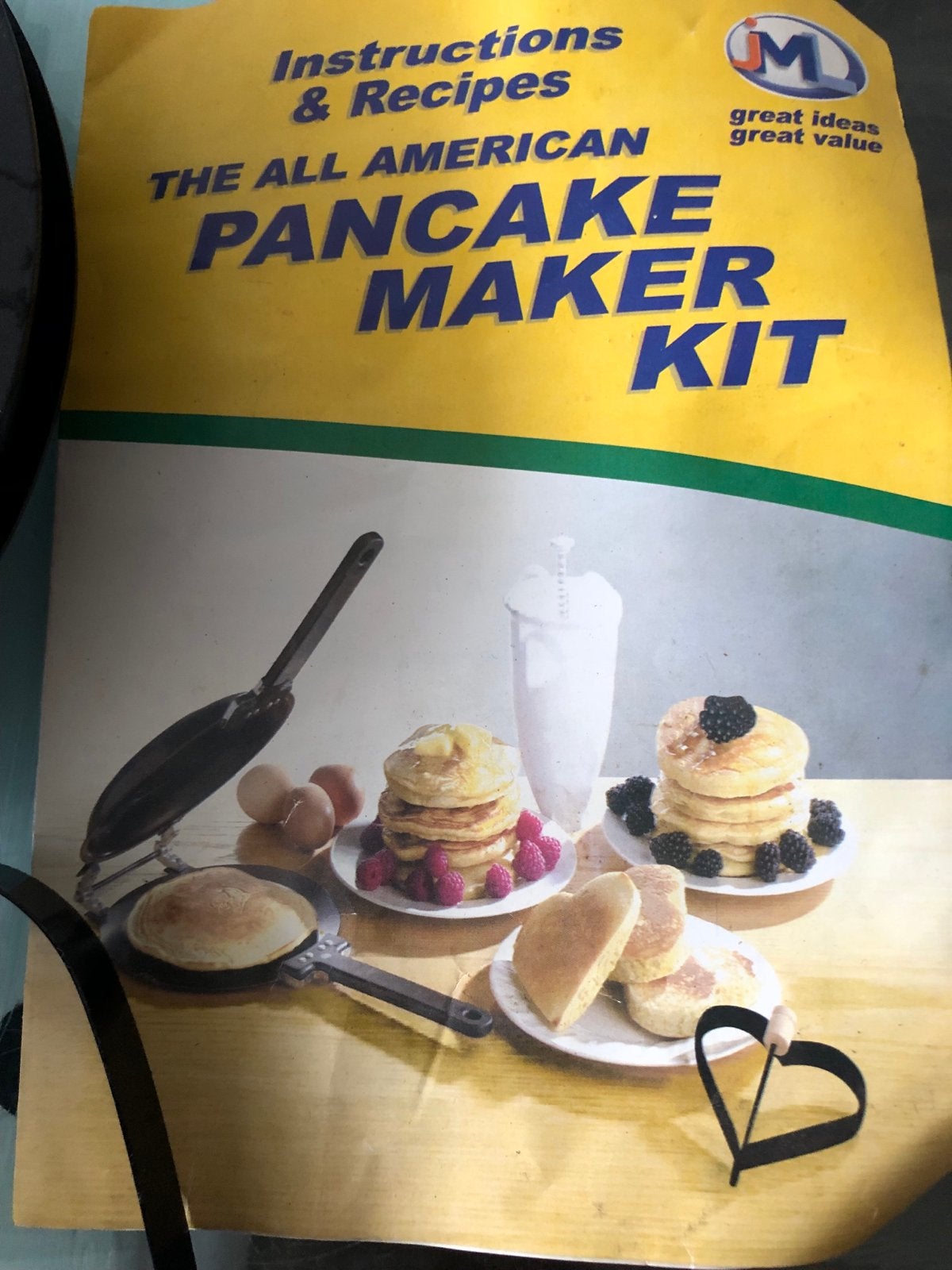 Pannenkoeken maker kit - The All American Pancake Maker, Ophalen of Verzenden, Zwart, Metaal, Overige merken