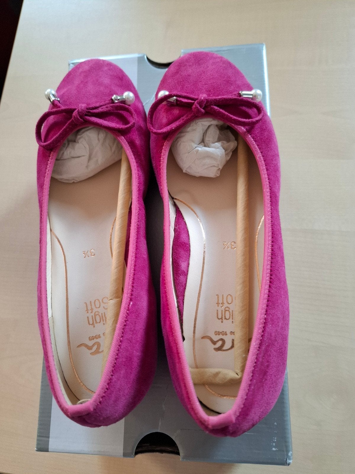 Ballerina's,  Ara, mt. 3,5 (nieuw), Kleding | Dames, Schoenen, Ophalen of Verzenden, Nieuw, Roze