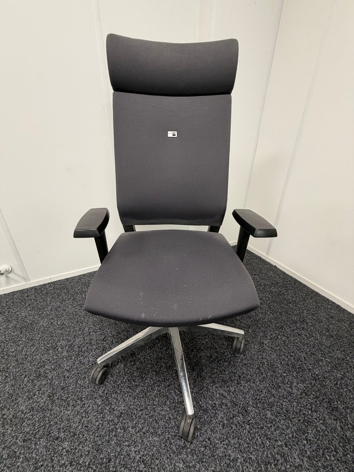 Ergonomische Bureaustoel - Zwart, Verstelbaar, Ophalen, Gebruikt, Zwart, Bureaustoel