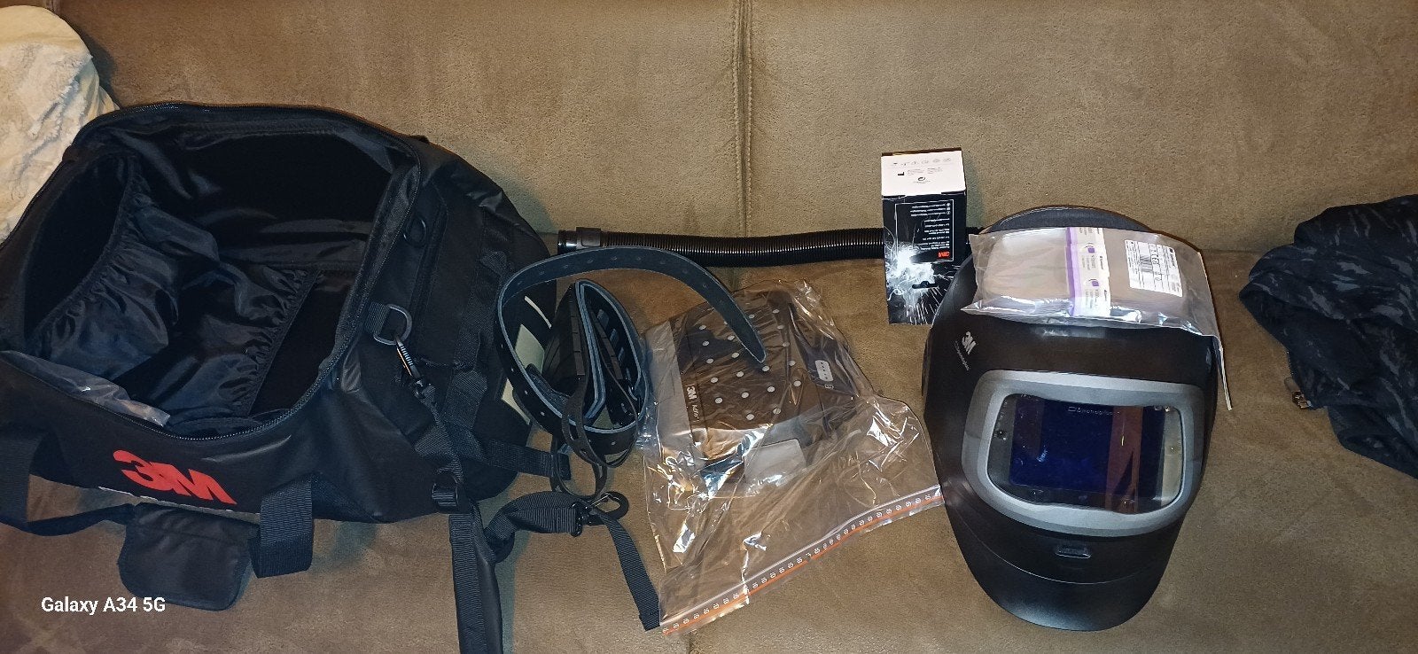3M Speedglas G5-01VC Lashelm met Adflo PAPR Systeem, Ophalen of Verzenden, Zo goed als nieuw
