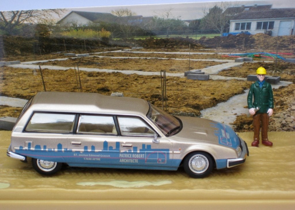 Citroen CX Break Architect Atlas diorama 1:43, Ophalen of Verzenden, Nieuw, Auto, Overige merken