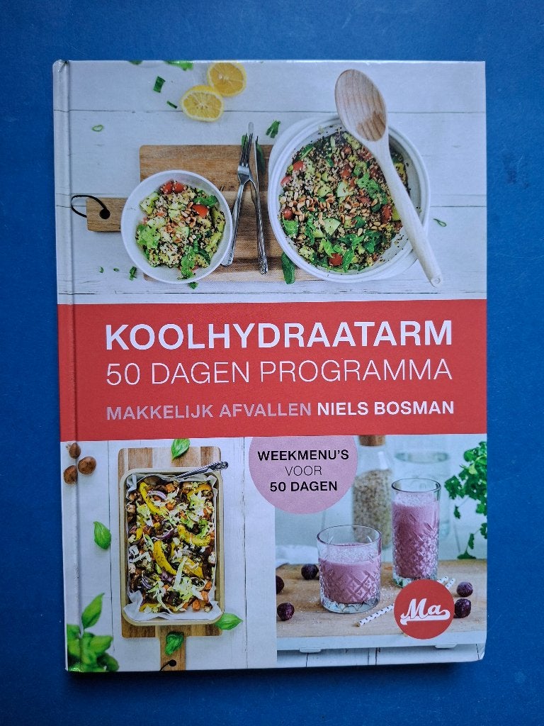 Koolhydraatarm 50 Dagen Programma * Niels Bosman, Verzenden, Zo goed als nieuw