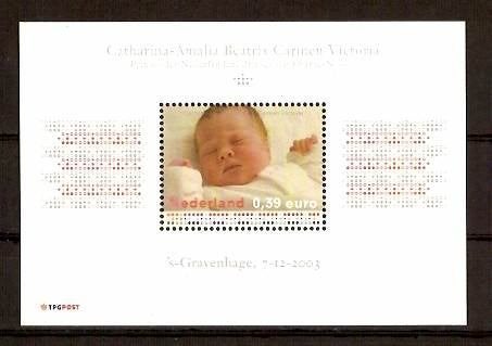 Nederland MVPH nr 2243 postfris Geboorte Amalia 2003, Postzegels en Munten, Ophalen of Verzenden, Na 1940, Postfris