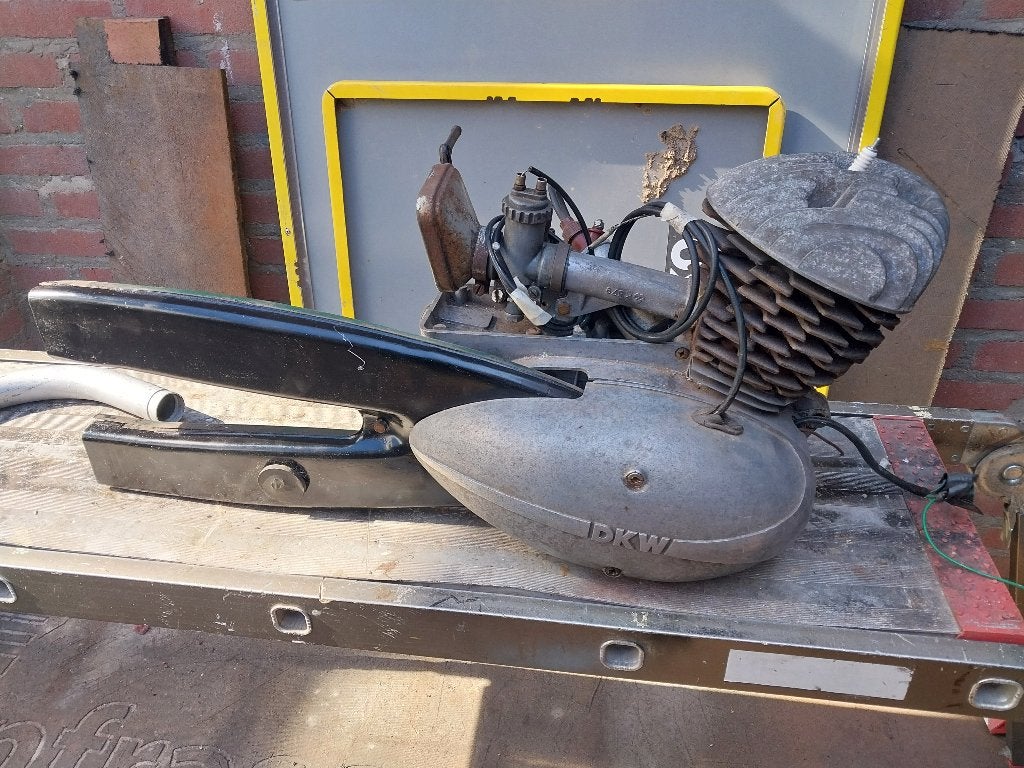 dkw 175 blok, Motoren, Ophalen, Gebruikt