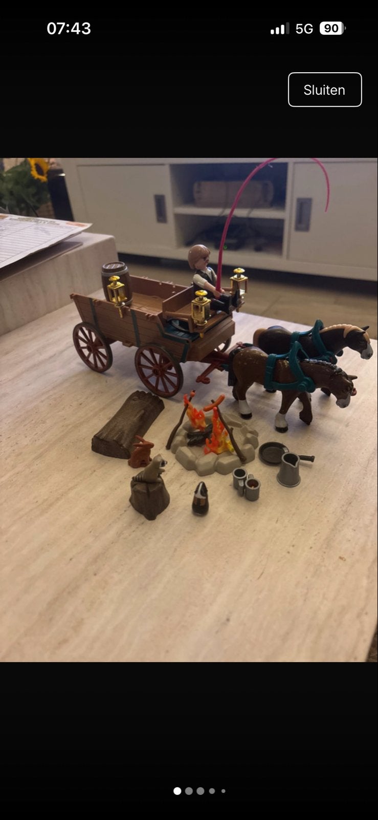 Playmobil: huis, paardenstal, figuren en meer, Ophalen of Verzenden, Gebruikt, Complete set, Gebouw