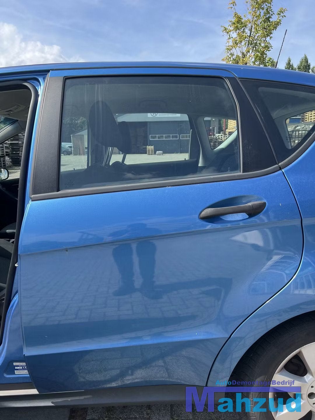 MERCEDES A KLASSE W169 blauw 955 links achter deur 2004-2012, Gebruikt, Mercedes-Benz AG, Deur, Mercedes-Benz