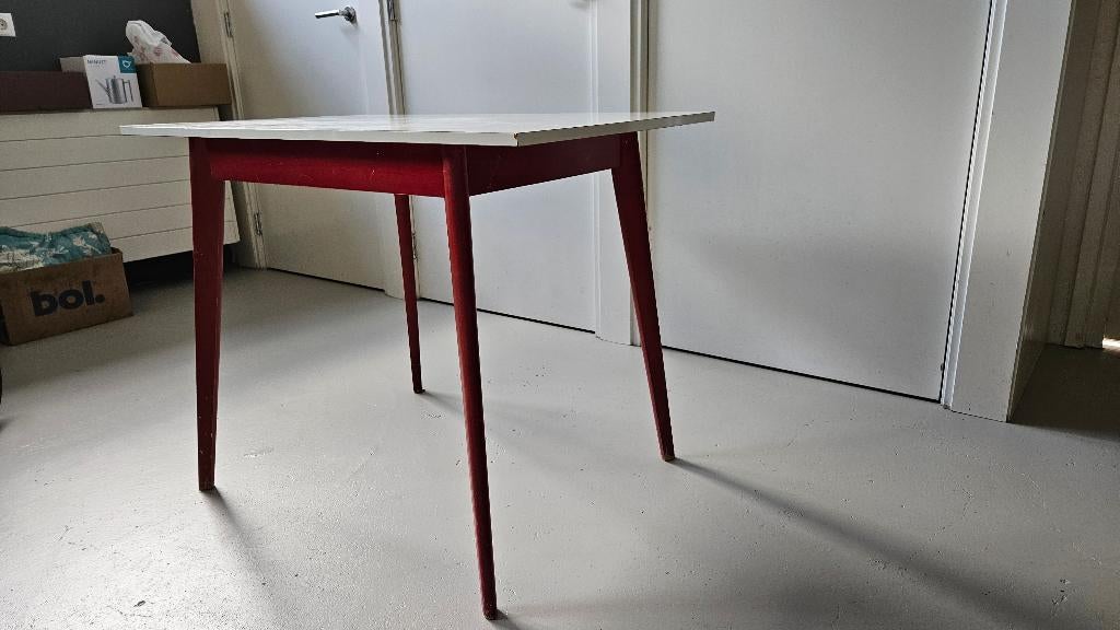 keukentafel, Huis en Inrichting, Tafels | Eettafels, Ophalen, Gebruikt, 50 tot 100 cm, 50 tot 100 cm