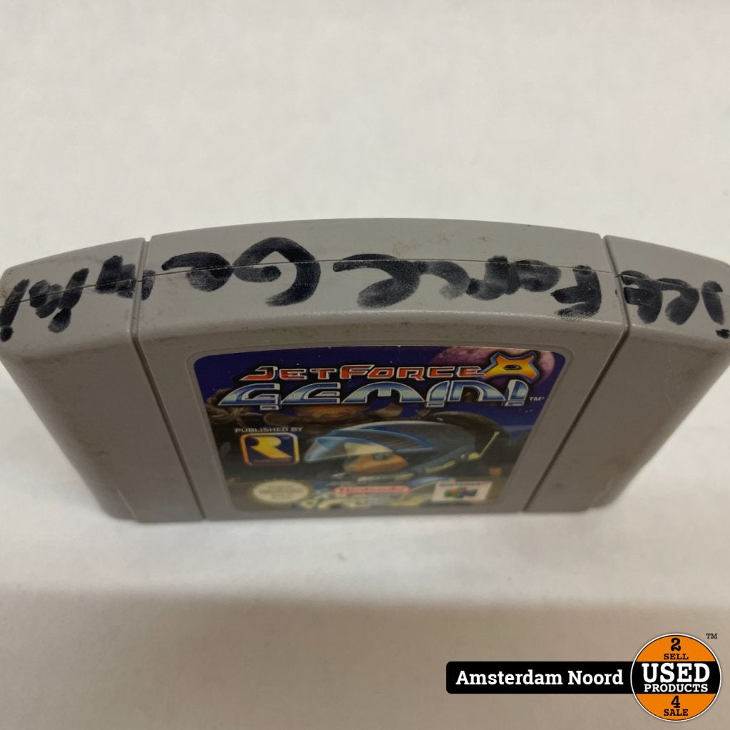 N64 Jet Force Gemini, Nintendo, Zo goed als nieuw, Support@nintendo.com, 11-1 Hokotate-cho, Kamitoba, Minami-ku
Kyoto 601-8501
Japan