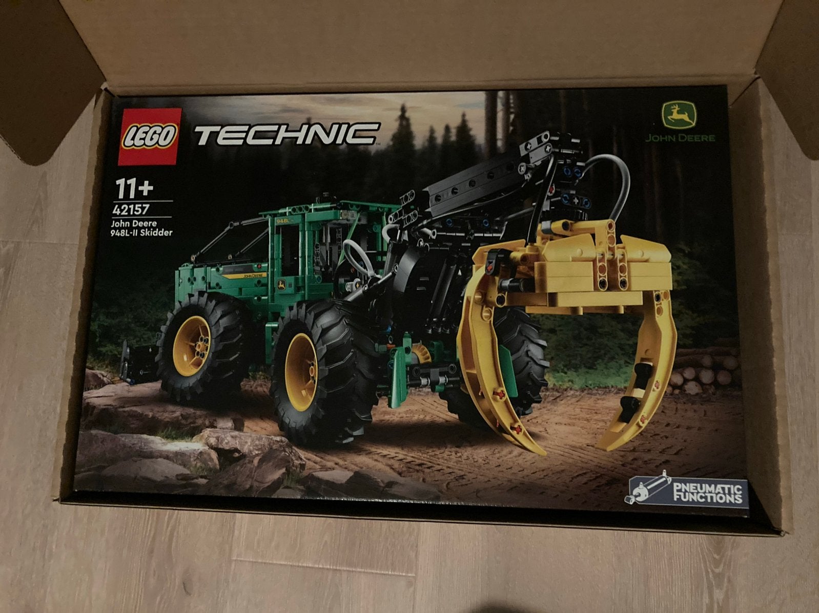 LEGO 42157 Technic John Deere 948L-II Skidder, Ophalen, Lego, Nieuw, Technic