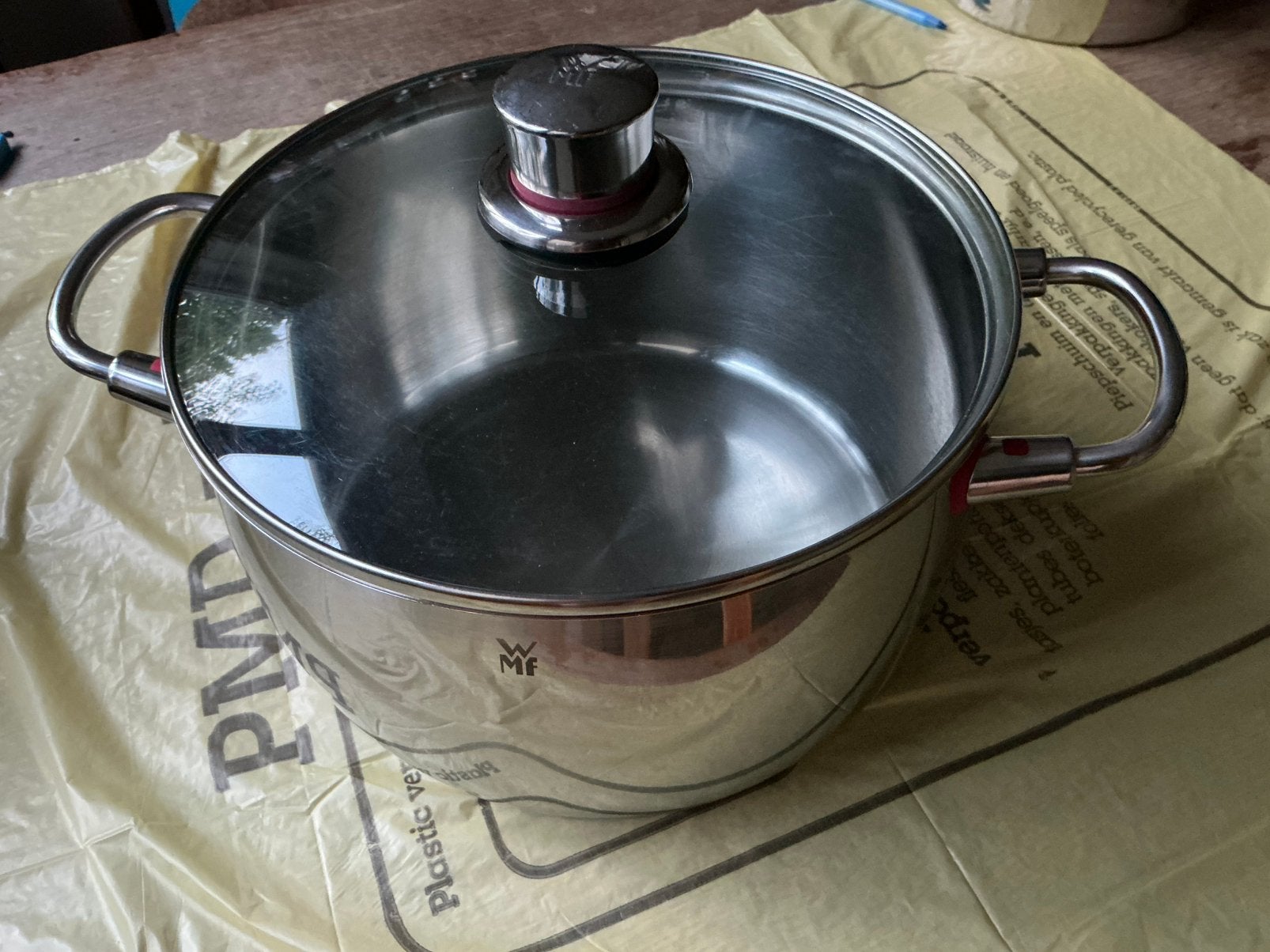 WMF pan, Huis en Inrichting, Keuken | Potten en Pannen, Ophalen of Verzenden, Gebruikt, Rvs, Kookpan of Snelkookpan
