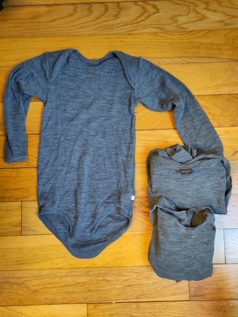 3x wollen Dilling romper, Ophalen of Verzenden, Zo goed als nieuw, Jongen of Meisje, Nacht- of Onderkleding