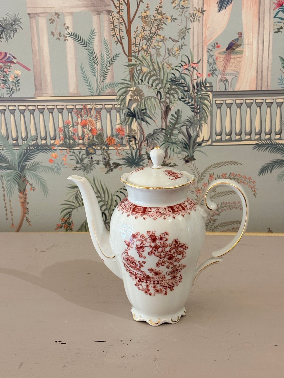 Vintage Seltmann Weiden Theresia Red Koffie/Theepot, Antiek en Kunst, Ophalen of Verzenden