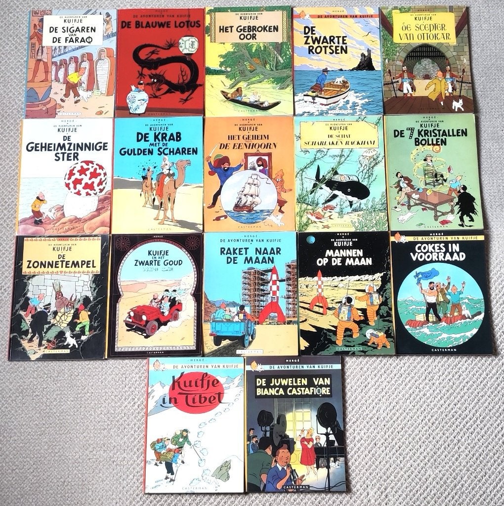 17  KUIFJE albums  van 1970 – 1980 Zonder streepjescode, Meerdere stripboeken, Ophalen of Verzenden, Zo goed als nieuw