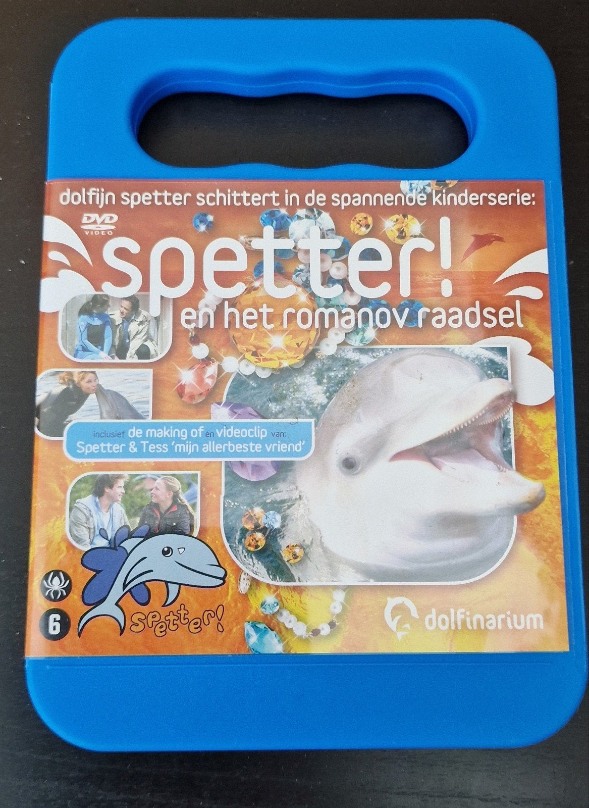 Spetter en het Romsnov raadsel - dvd Dolfinarium, Cd's en Dvd's, Alle leeftijden, Ophalen of Verzenden, Zo goed als nieuw