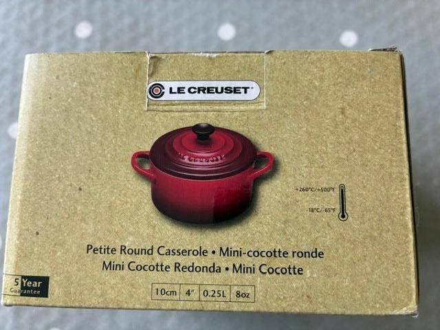 Le Creuset casserole mini-cocotte ronde, Ophalen of Verzenden, Nieuw, Overige materialen, Overige typen