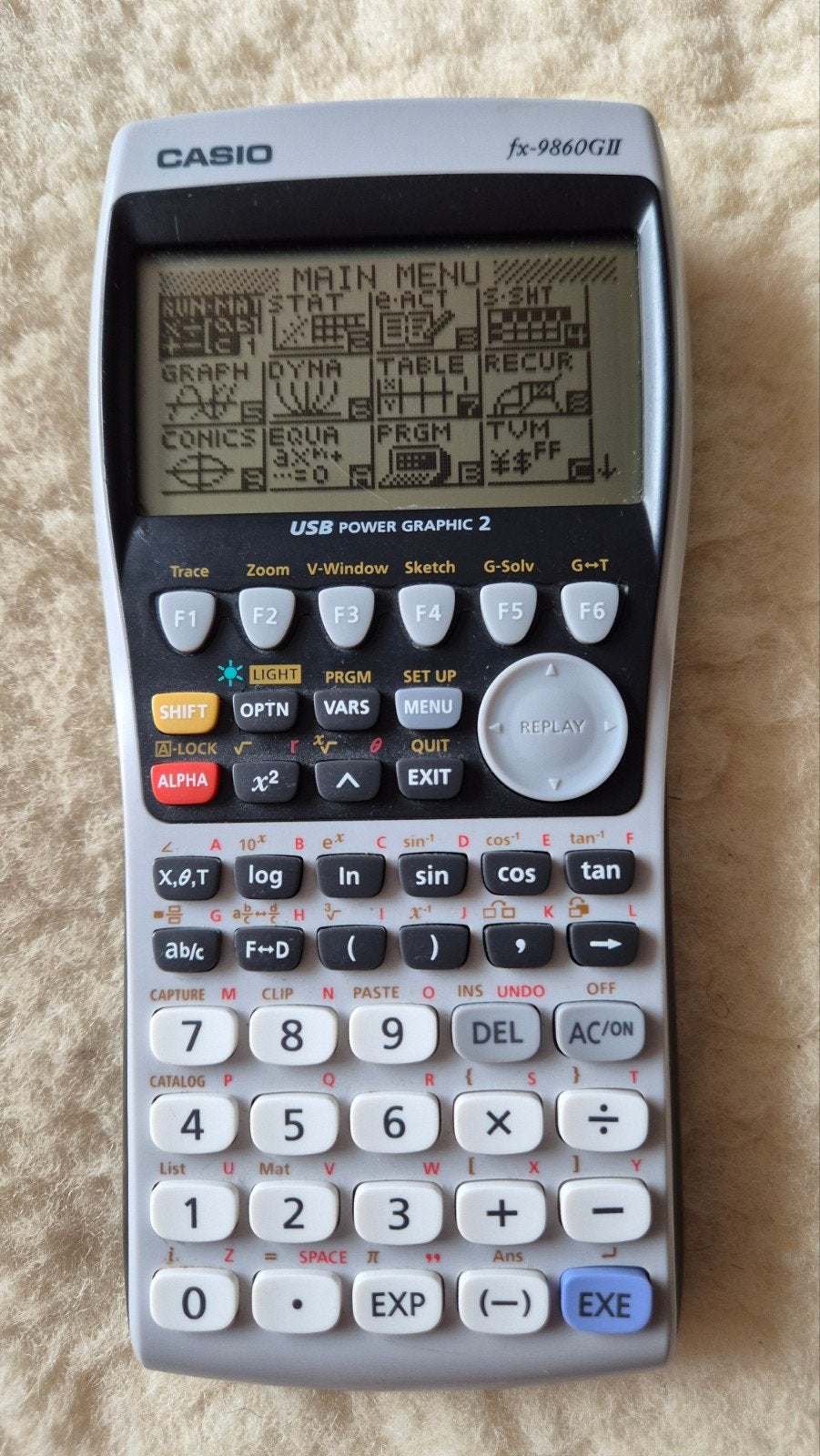Casio fx 9860GII grafische rekenmachine, Ophalen of Verzenden, Grafische rekenmachine